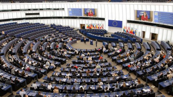 plenary vote hemicycle in Strasbourg