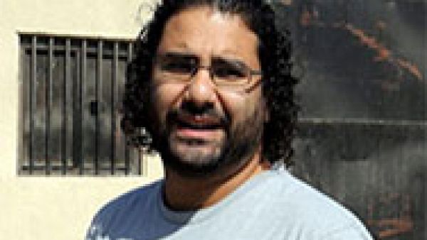 Alaa Abdel Fattah, a prominent activist who played a leading role in the 2011 revolution,