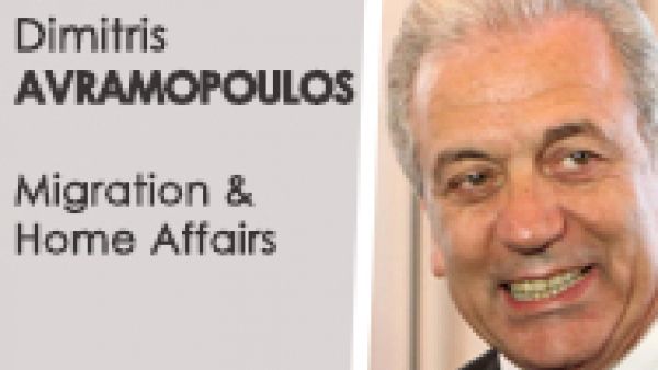 commissioner-designate for migration and home affairs, Mr Dimitris Avramopoulos