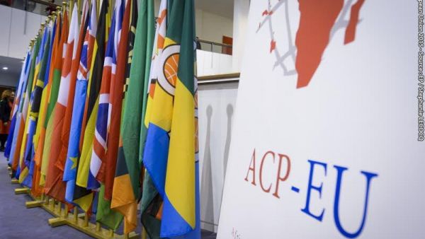 ACP and EU flags