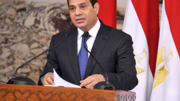 Egyptian president, Abdul Fattah al-Sisi, 