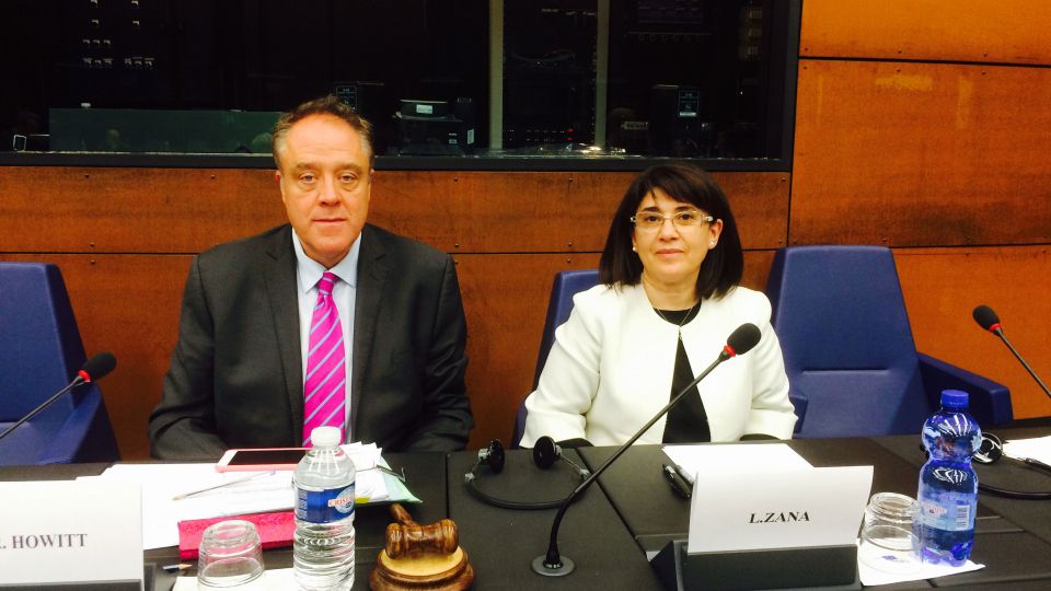 Richard Howitt MEP, S&amp;D Group&#039;s foreign affairs coordinator and Sakharov Prize laureate Leyla Zana