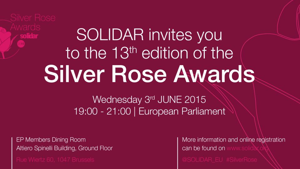SOLIDAR Silver Rose Awards Ceremony 2015