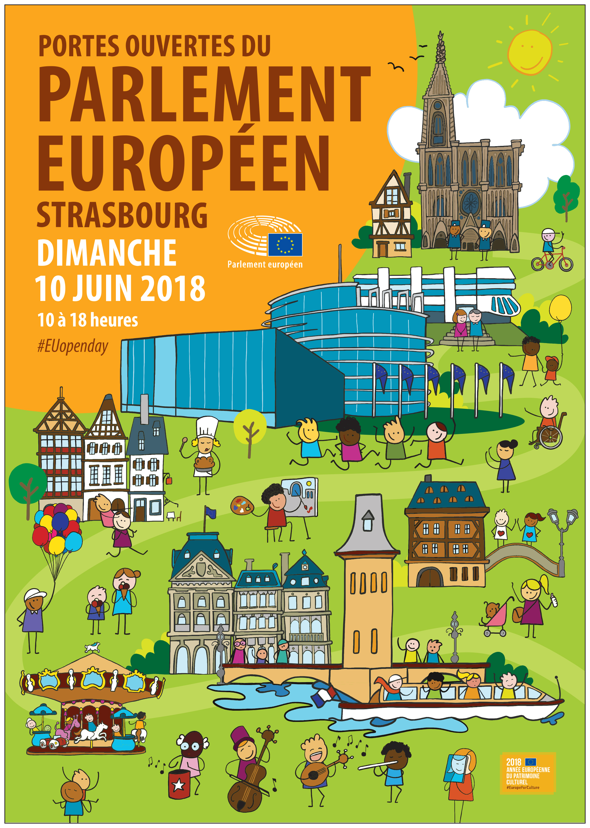 Strasbourg Open Day of the European Institutions, 10 June 2018