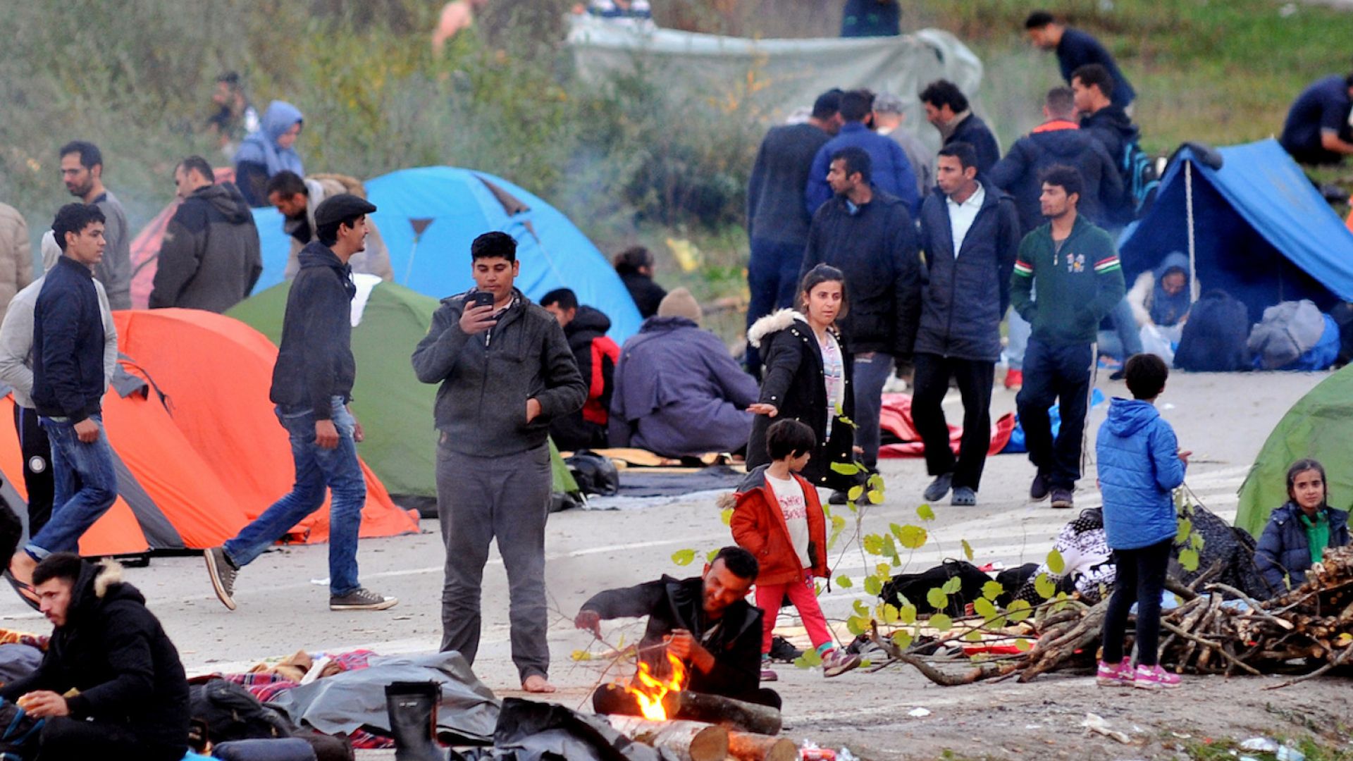 camps on Bosnian border