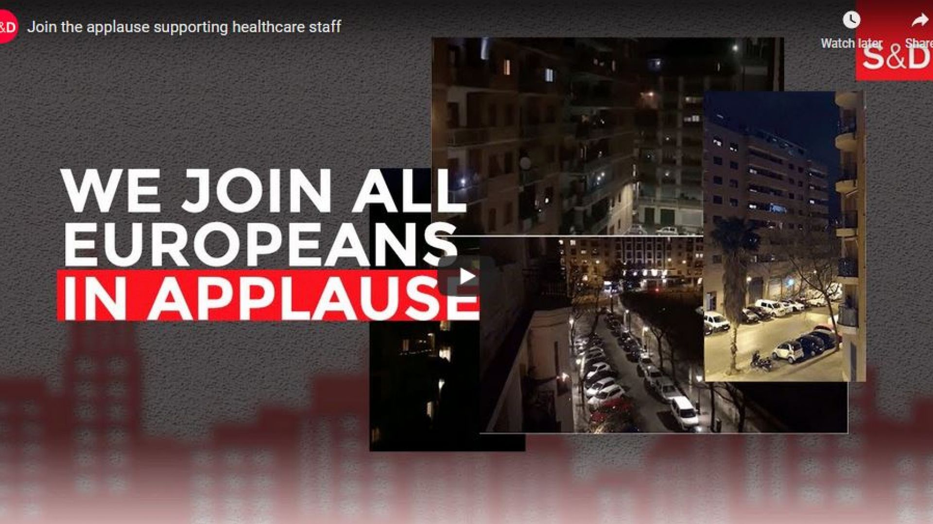 Join the applause supporting healthcare staff