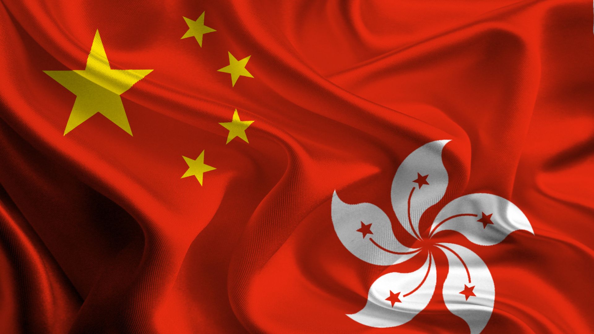 china hong kong flags