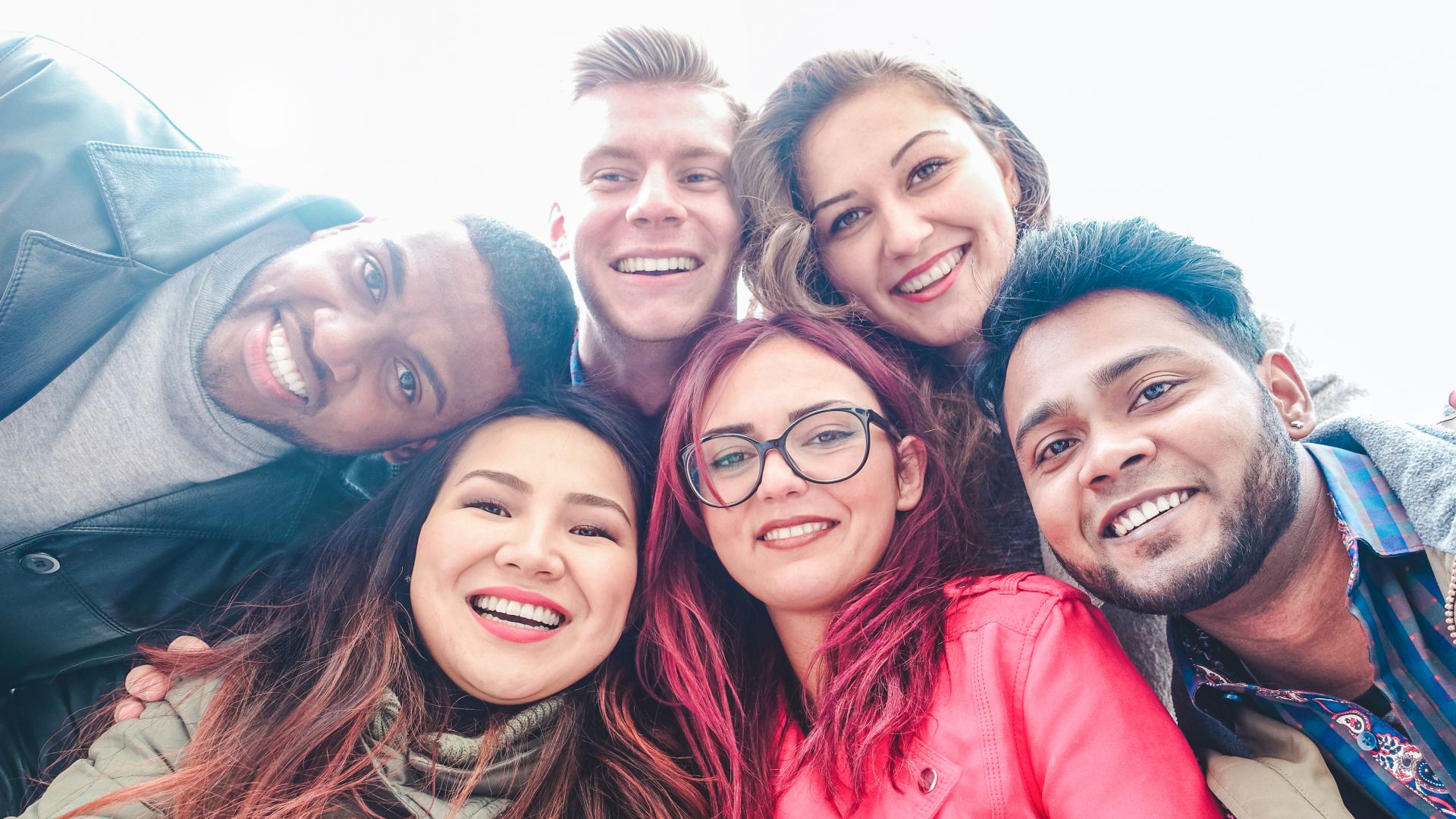 Group of student friends