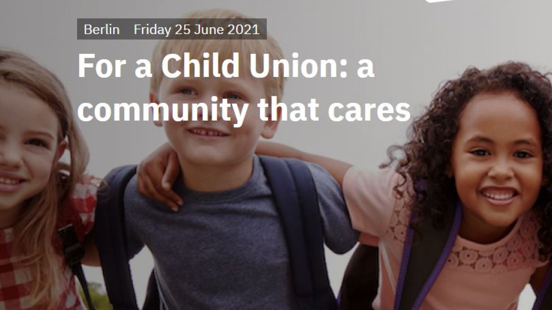 Child Union PES event 25 June 2021