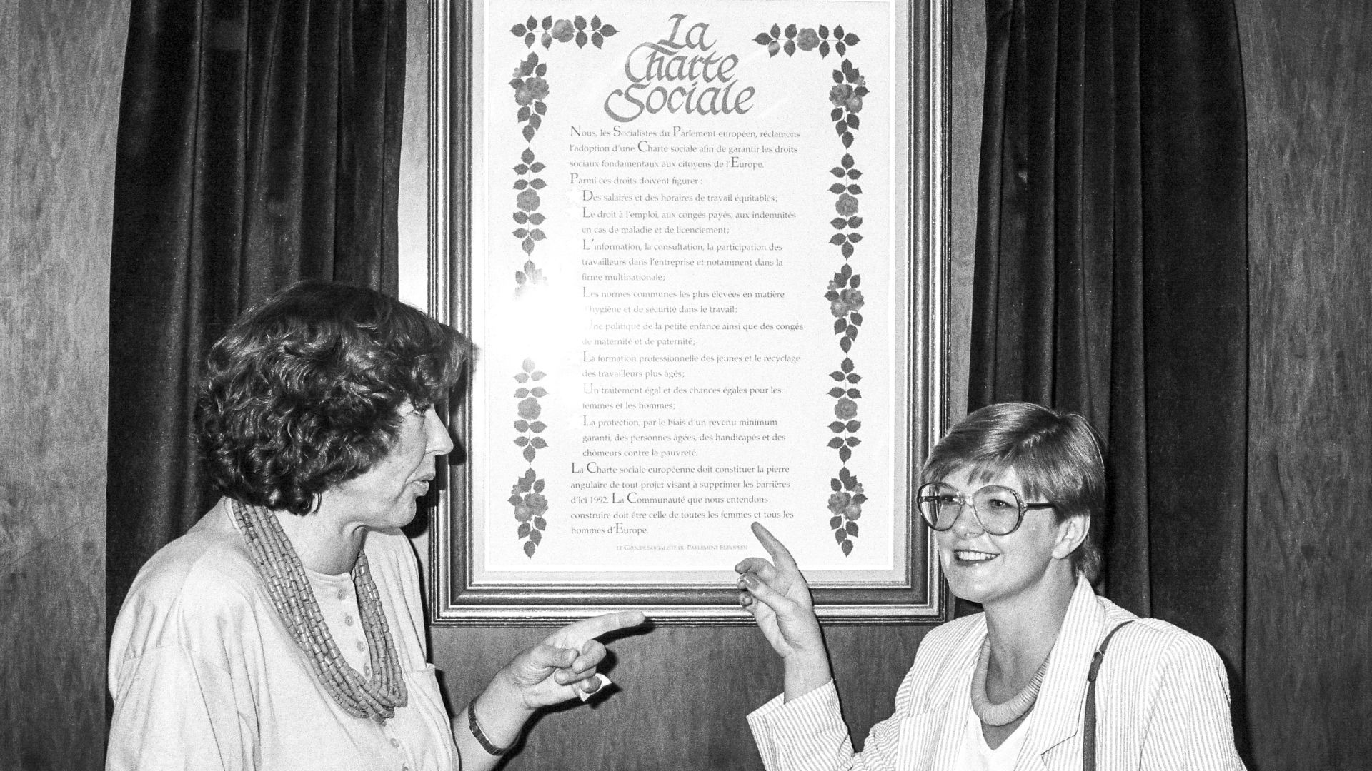 Campaign for the European Social Charter 1989 History