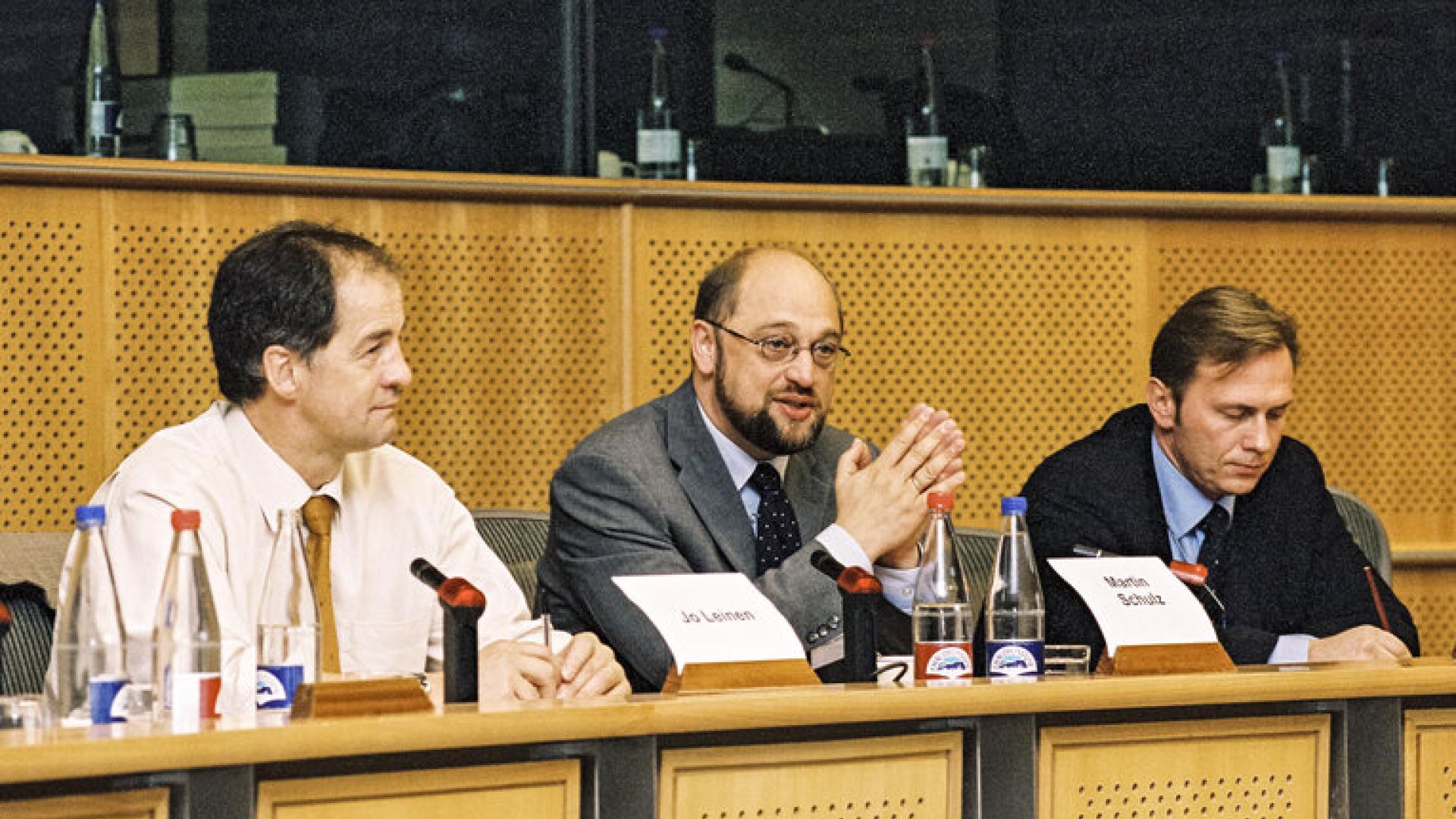 Martin Schulz Jo Leinen 2001 History