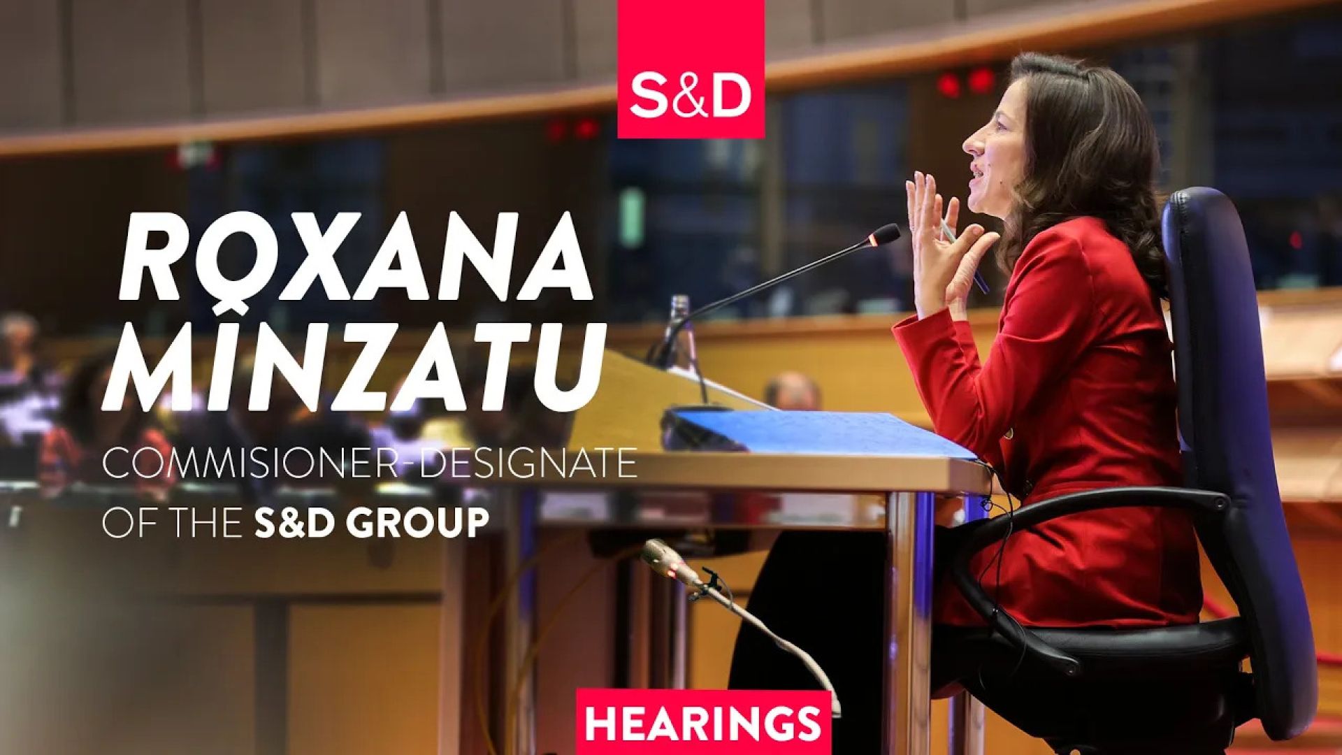 This happened at Roxana Mînzatu's, S&D Executive vice-president-Designate, hearing 241112