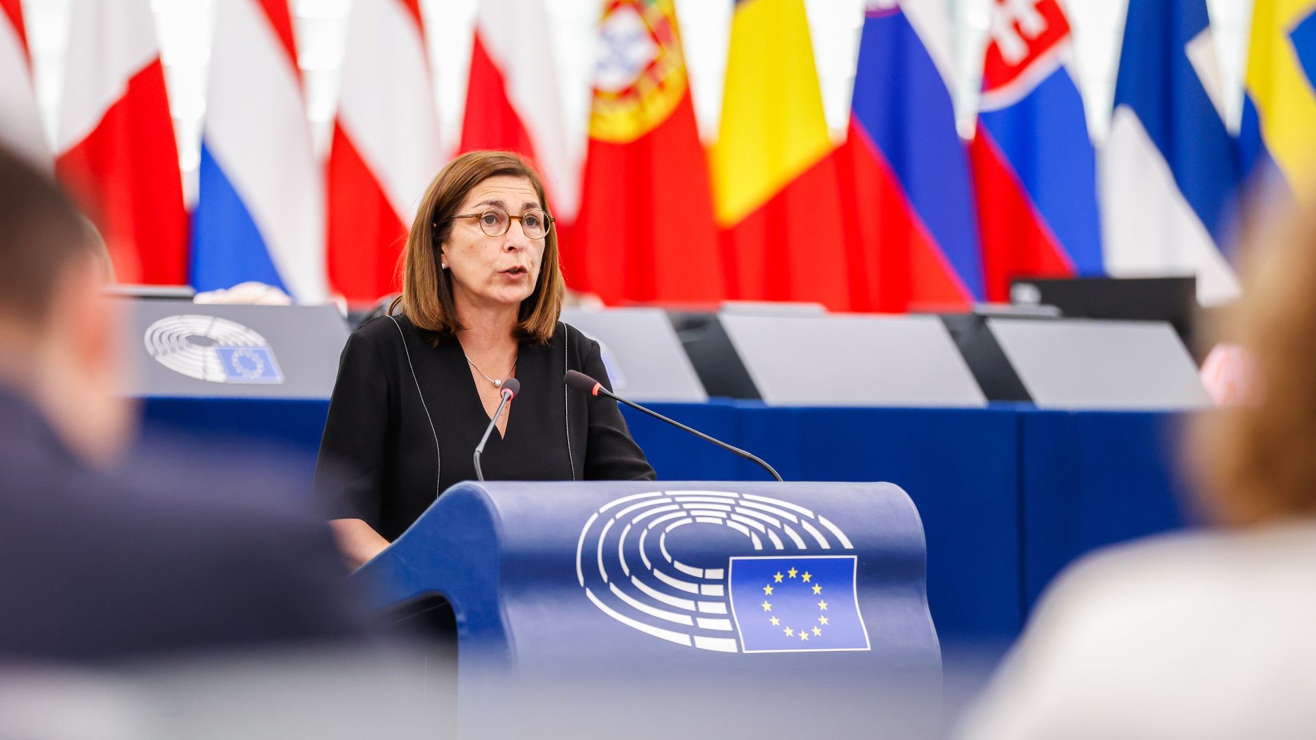 Ana Caterina Mendes speaking in Strasbourg plenary June 2025