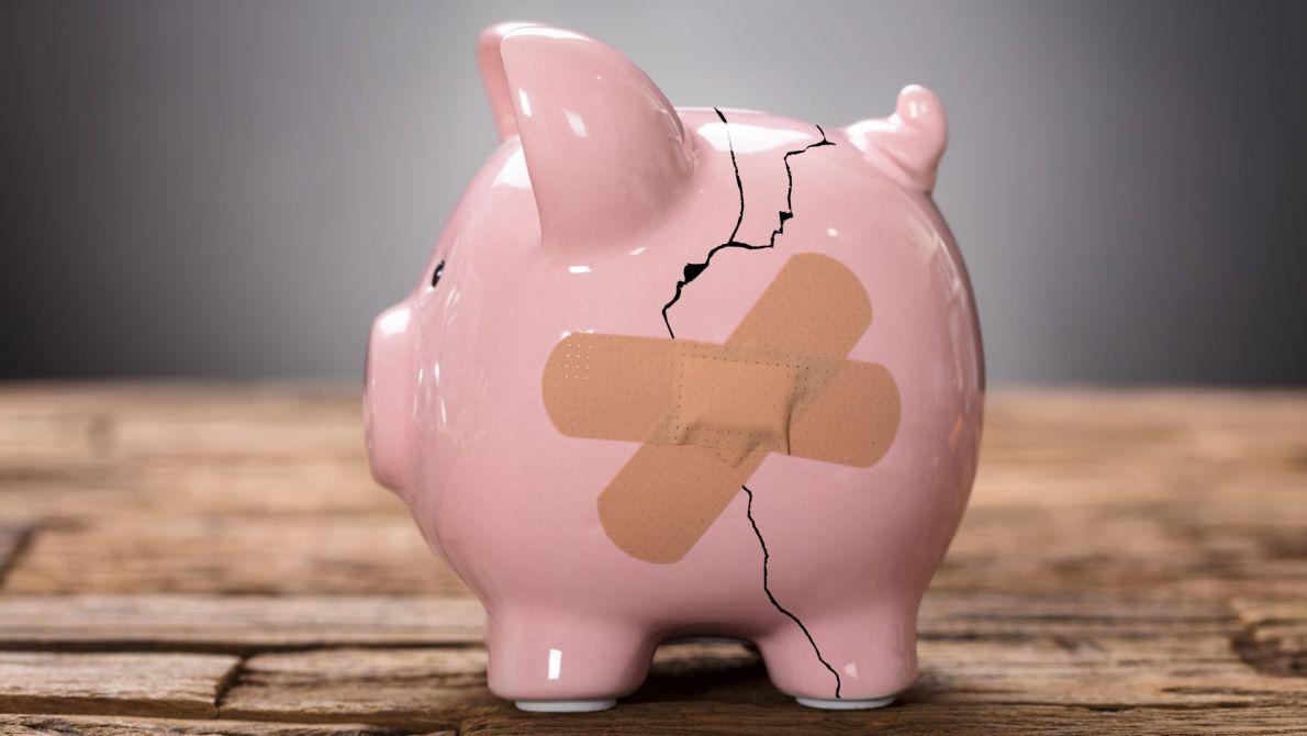 Image of broken piggybank