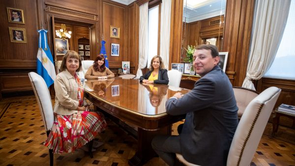 Iratxe meets Cristina Fernandez Kirchner in Argentina