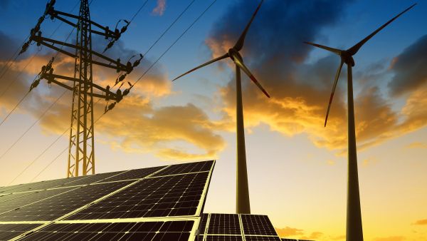 energy renewable solar, wind electric