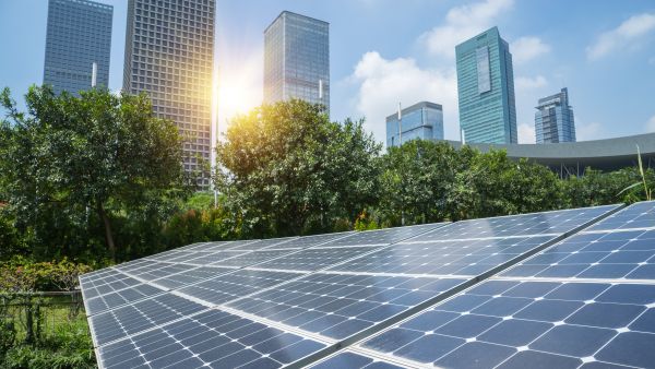 renewable green energy city solar