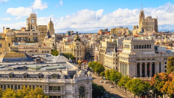 Skyline of Madrid