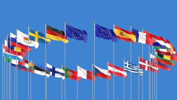 27 EU flags
