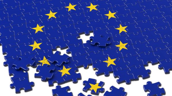 EU Enlargement puzzle flag