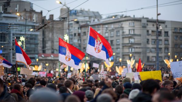 student protests serbia