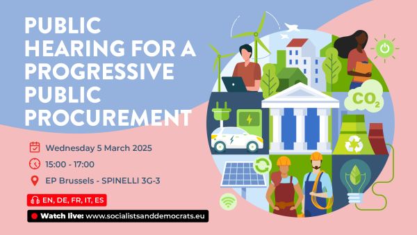 Public hearing for a progressive public procurement banner image