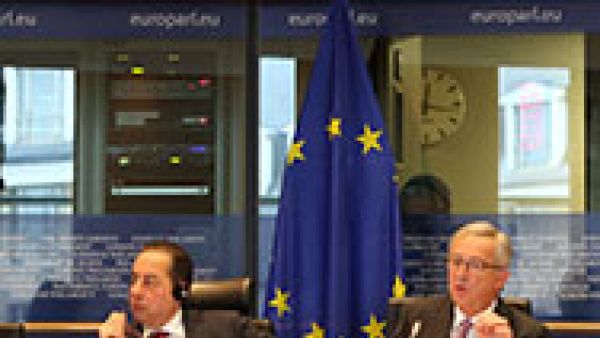 candidate for EU Commission president Jean-Claude Juncker and Gianni Pittella candidate for EU Commission president Jean-Claude Juncker and Gianni Pittella