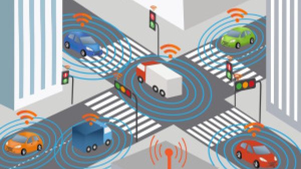 intelligent transport system, Cooperative Intelligent Transport System (C-ITS), cars and lorries on road
