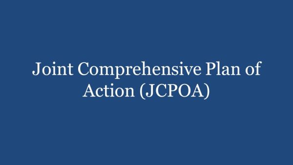 Joint Comprehensive Plan of Action (JCPOA) Joint Comprehensive Plan of Action (JCPOA)