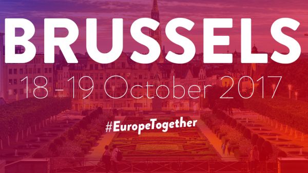 Brussels 18-19 October - #EuropeTogether Brussels 18-19 October - #EuropeTogether