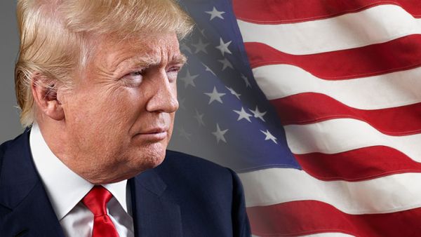 Donald Trump American Flag