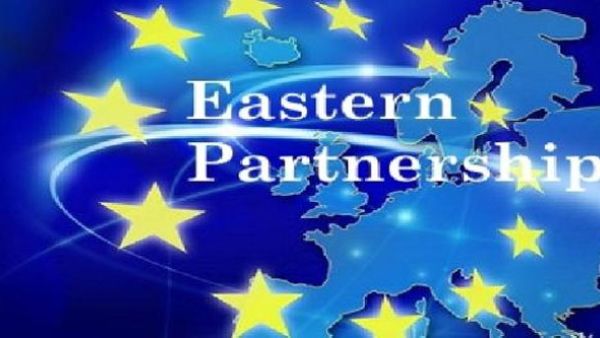 S&Ds: the Eastern Partnership is still in process, but it has the potential to become a success story, Knut Fleckenstein MEP, Brussels Eastern Partnership Summit., EU flag and words Eastern partnership