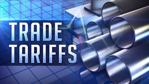 S&Ds call on EU leaders to stand firm against Trump's populist and protectionist punitive tariffs, Bernd Lange, trade, Alessia Mosca, World Trade Organisation TRADE TARRIFS - on blue background