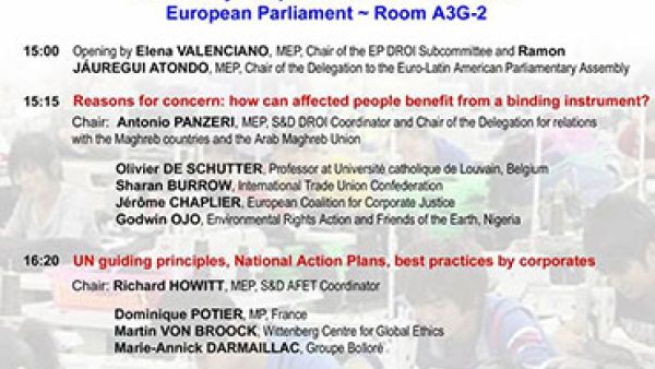 Towards a Legally Binding Instrument on Business and Human Rights Towards a Legally Binding Instrument on Business and Human Rights
