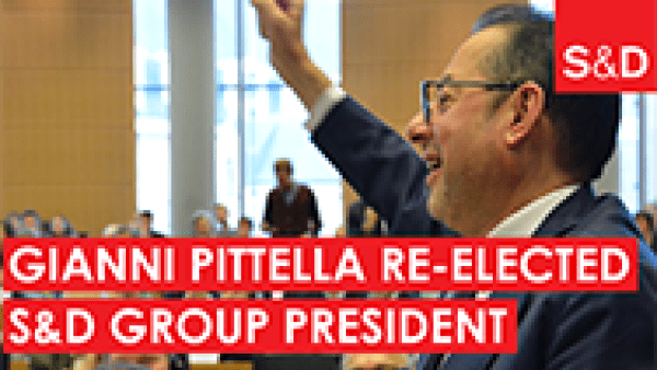 Gianni Pittella has today been confirmed president of the Socialists and Democrats Group by acclamation Gianni Pittella has today been confirmed president of the Socialists and Democrats Group by acclamation