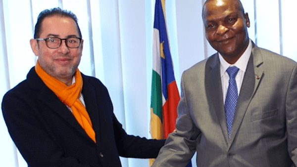 Gianni Pittella meeting Faustin-Archange Touadéra, president of the Central African Republic