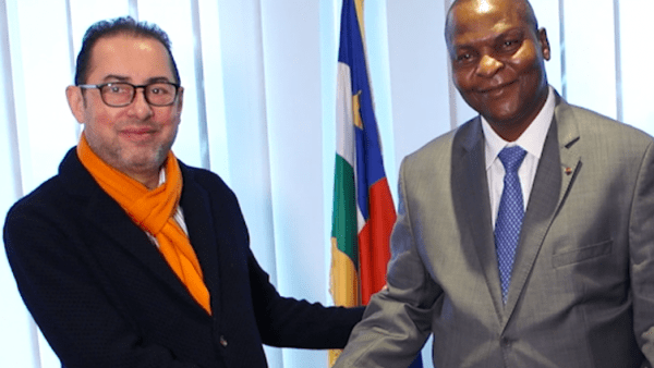 Gianni Pittella meeting Faustin-Archange Touadéra, president of the Central African Republic Gianni Pittella meeting Faustin-Archange Touadéra, president of the Central African Republic