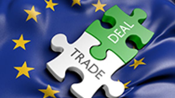 S&Ds push for transparency and sustainability chapter in trade deals with Australia and New Zealand, Karoline Graswander-Hainz, Alessia Mosca, trade eu flag and puzzle