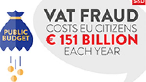 The EU must step up efforts to be more efficient against VAT fraud say S&Ds, Udo Bullmann, Pervenche Berès, Paradise Papers, carousel fraud, vat fraud costs 151 billion euros a year text