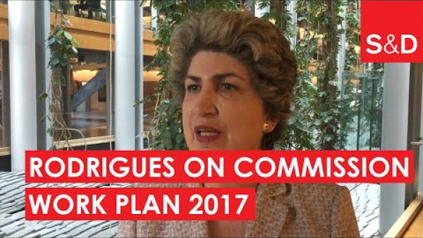 Maria João Rodrigues on the &#039;Commission Work Programme&#039; for 2017
