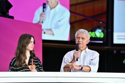 MEP Marek Belka and event participant