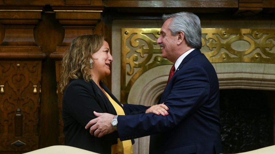 Iratxe meeting President Fernandez of Argentina