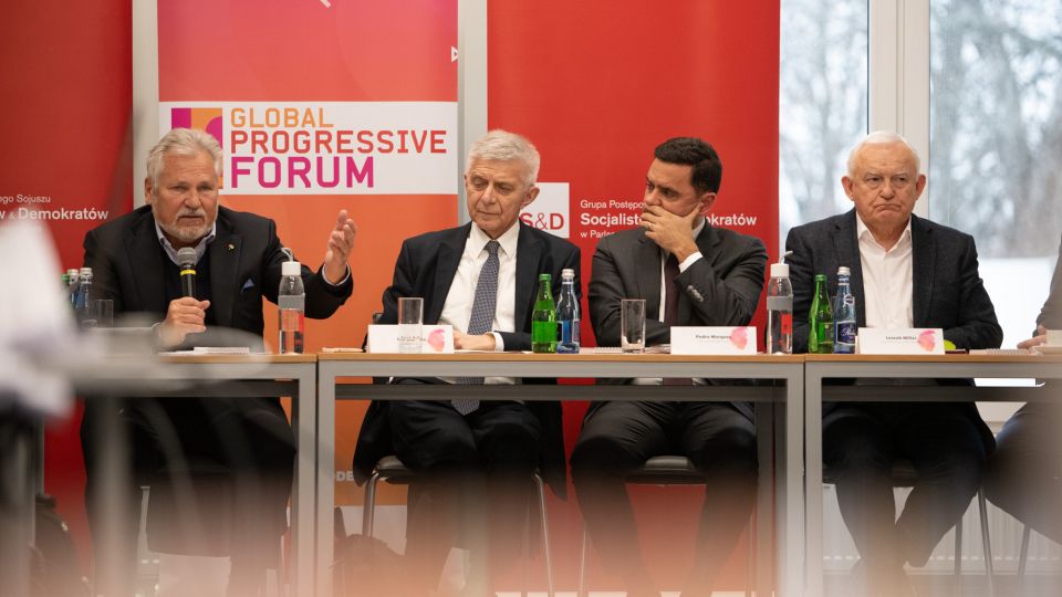 Aleksander Kwaśniewski, Marek Belka, Pedro Marques & Leszek Miller