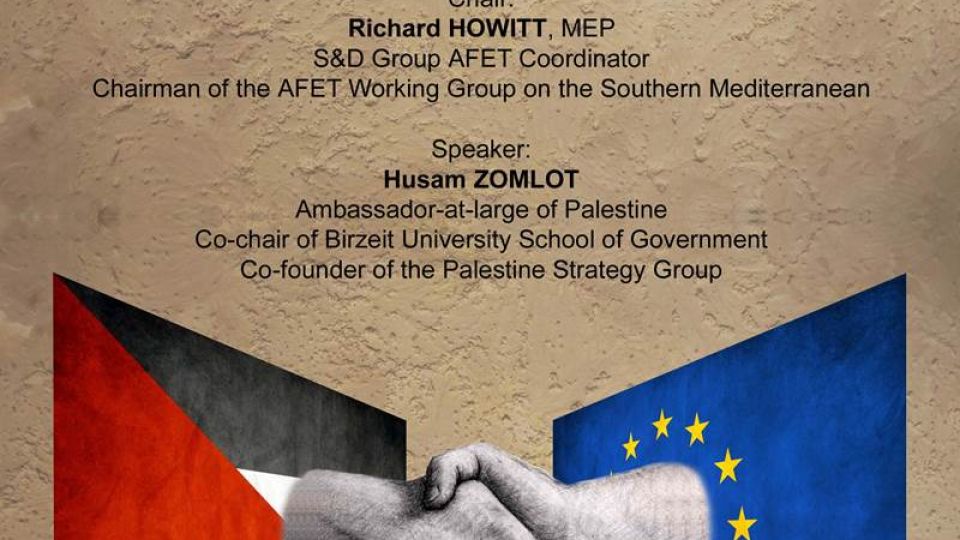 S&amp;D Group Public Workshop: The Present and Future of EU-Palestine Relations