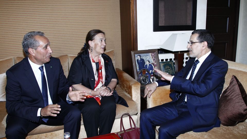 Le Maroc est un partenaire stratégique de l&#039;UE souligne le Groupe S&amp;D, Mme Inés Ayala Sender (ES), le Président de la sous-commission des Droits de l&#039;Homme Antonio Panzeri (IT), Hugues Bayet (B) et Gilles Pargneaux (FR)