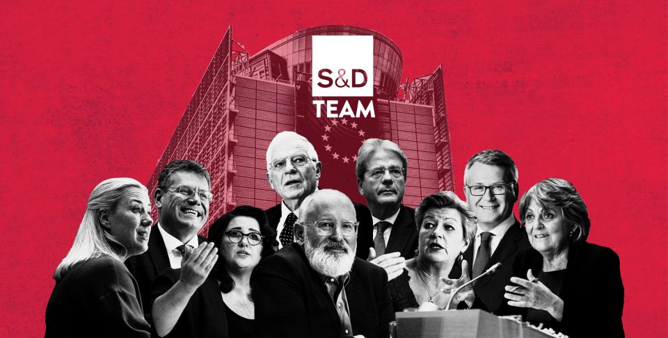The new Commission: S&Ds team