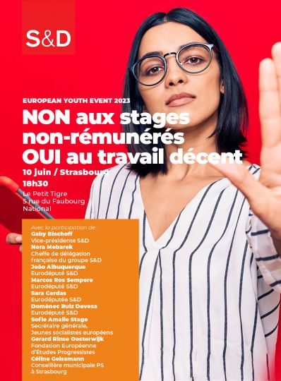 NON aux stages non-rémunérés, OUI au travail décent