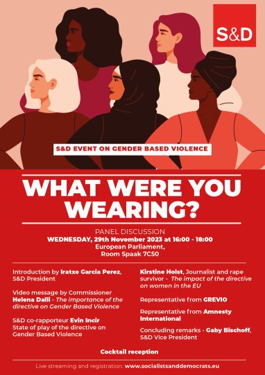 S&D event on Gender Based Violence - What were you wearing? 