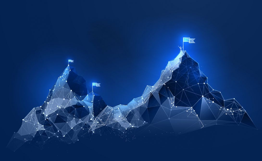Image of a digital mountain