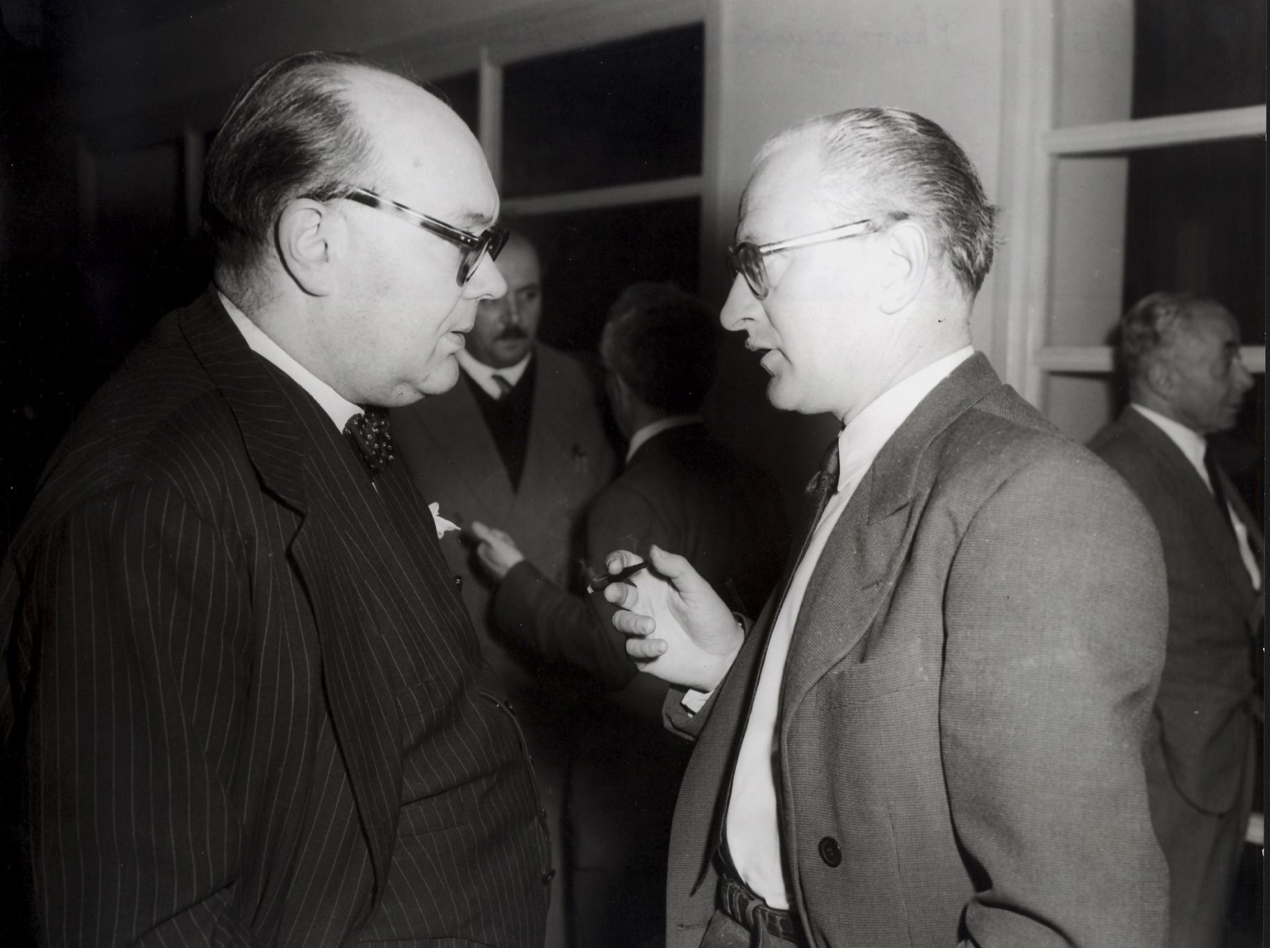 Paul Henri Spaak & Guy Mollet 1953 History